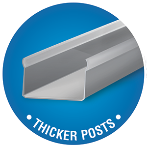 Thicker posts